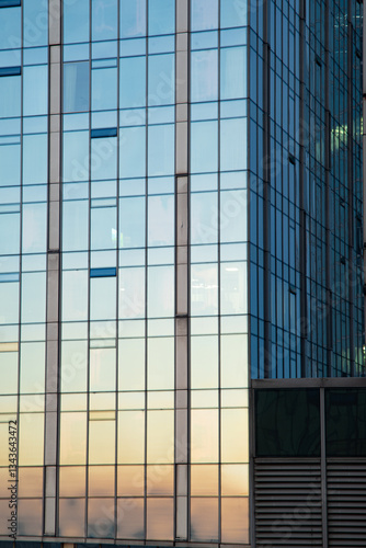 modern glass buildings high rise skyscrapers