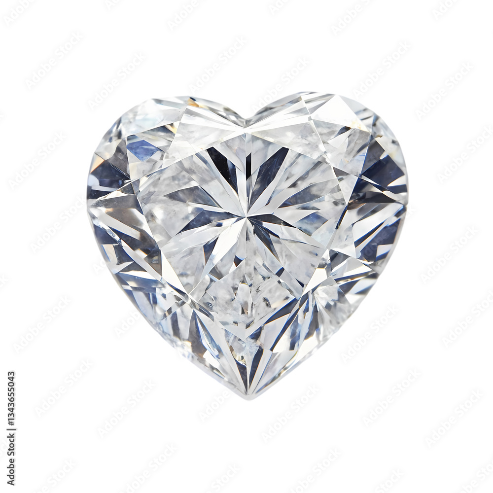 Fototapeta premium Heart Diamond: Sparkle & Shine Image