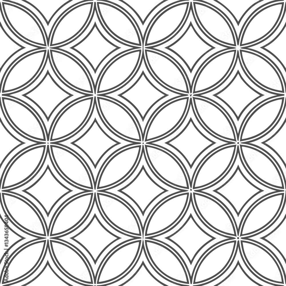 Seamless Geometric and Optical Illusion Patterns in Black and White Seamless Geometric and Optical Illusion Patterns in Black and White