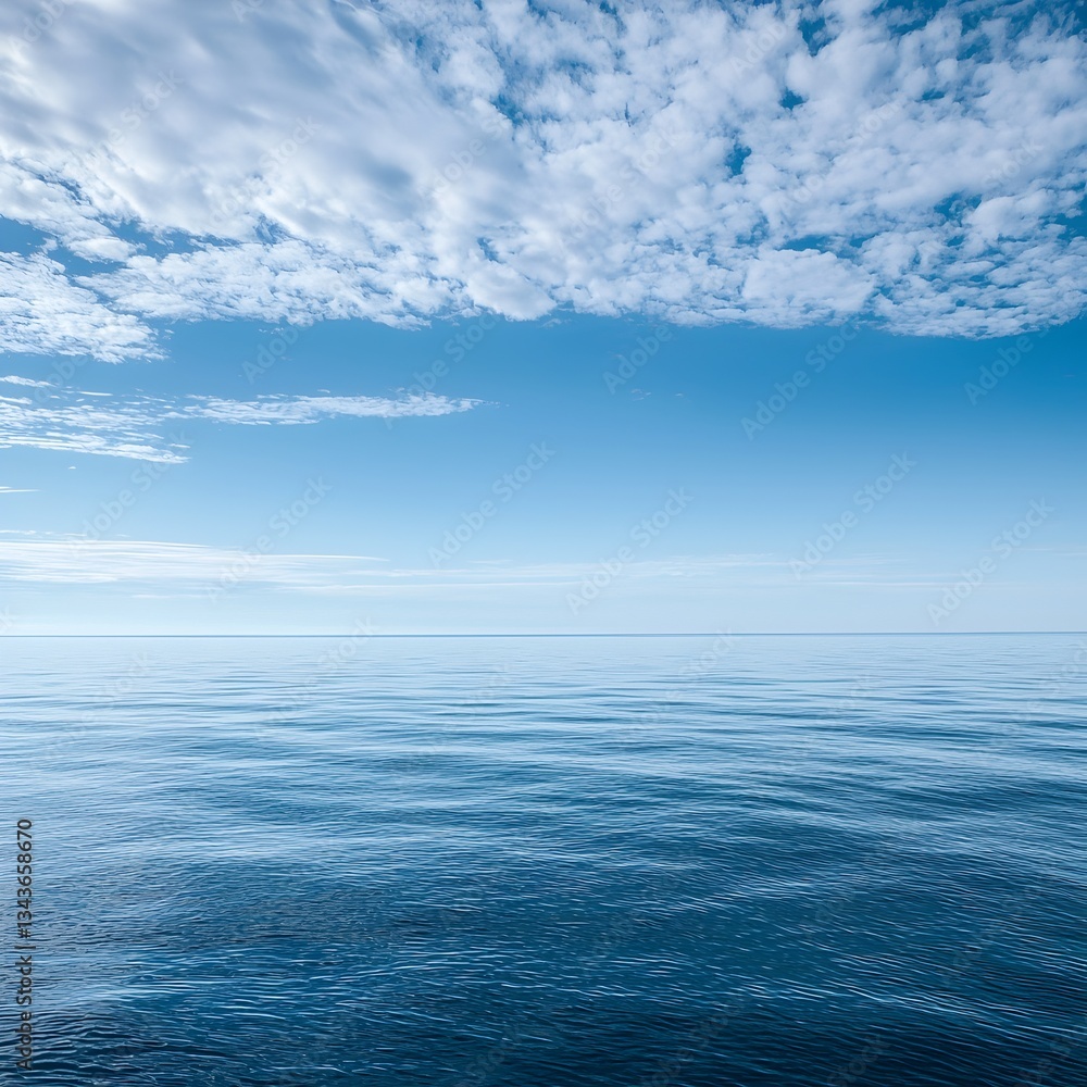 Obraz premium Photo of Calm Ocean Water under a Blue Sky