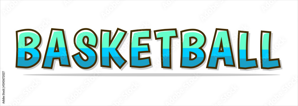 typography BASKETBALL word art illustration, editable text effect, eps file format typography BASKETBALL word art illustration, editable text effect, eps file format