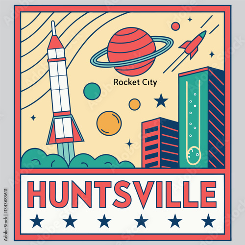 Rocket City Huntsville - Space Exploration Theme