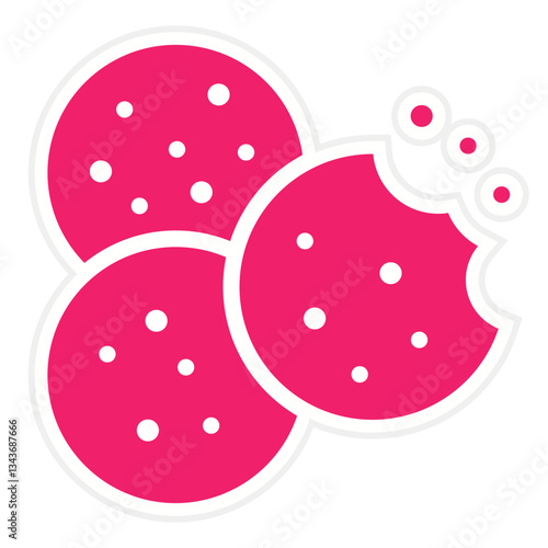 Vector Design Cookies Icon Style