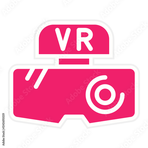 Vector Design Virtual Reality Icon Style