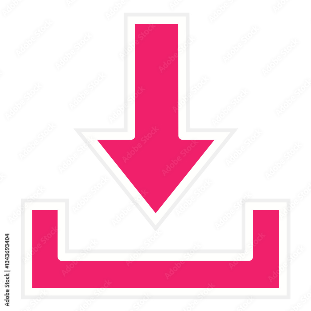 Vector Design Download Icon Style Vector Design Download Icon Style