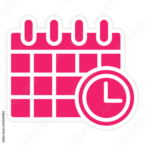Vector Design Deadline Icon Style