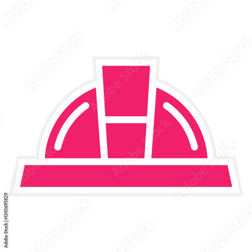 Hardhat Light Vector Design Icon Style