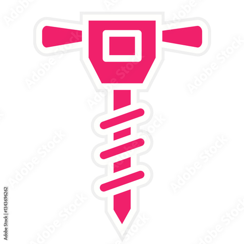 Auger Vector Design Icon Style