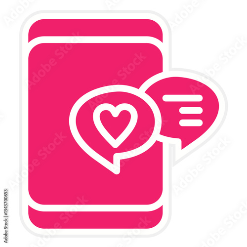 Love Confession Vector Design Icon Style