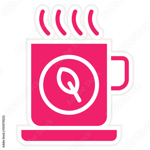 Green Tea Vector Design Icon Style