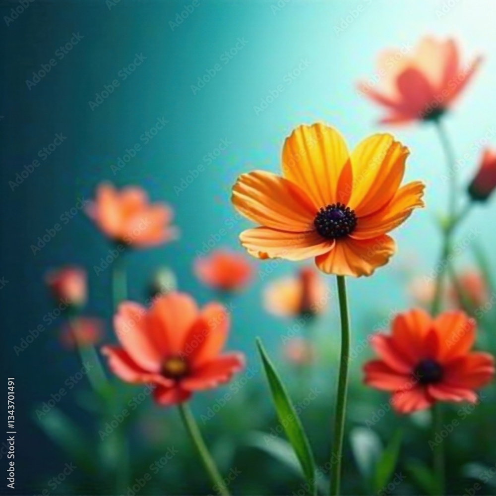 Vibrant petal flowers spinning rapidly on a screen, blooms, blossoms Vibrant petal flowers spinning rapidly on a screen, blooms, blossoms