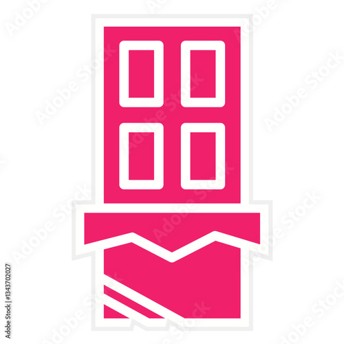 Dark Chocolate Vector Design Icon Style