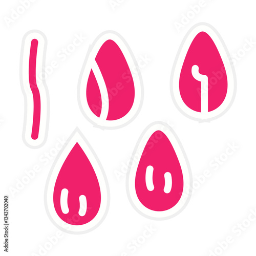 Chia Seeds Vector Design Icon Style