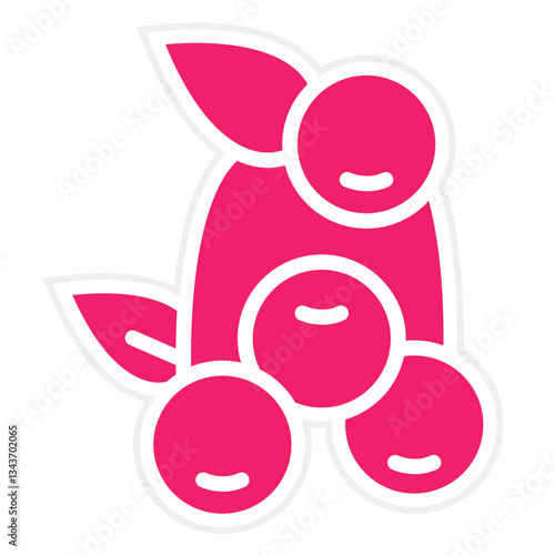 Cranberries Vector Design Icon Style