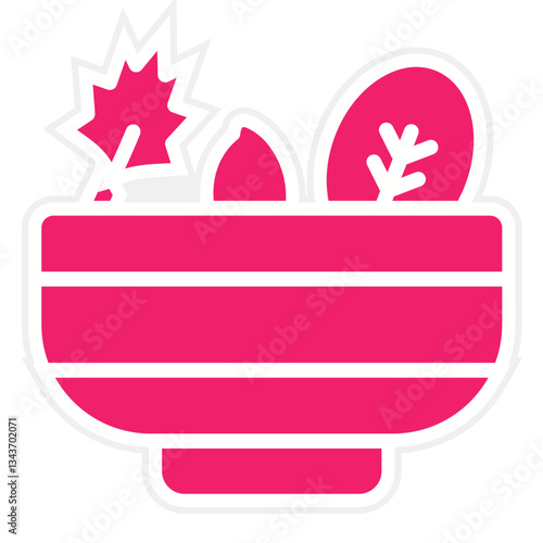 Greek Salad Vector Design Icon Style