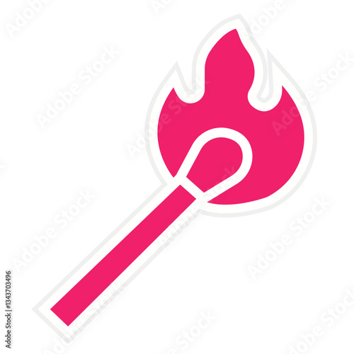 Vector Design Matches Icon Style