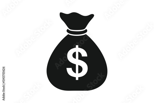 money bag with dollar