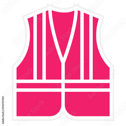 Vector Design Vest Icon Style