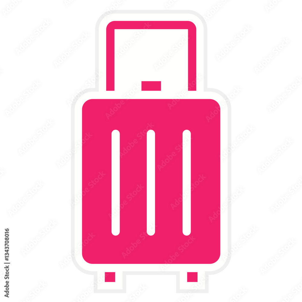 Vector Design Luggage Icon Style Vector Design Luggage Icon Style