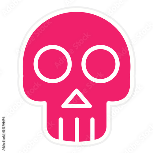 Vector Design Skull Icon Style