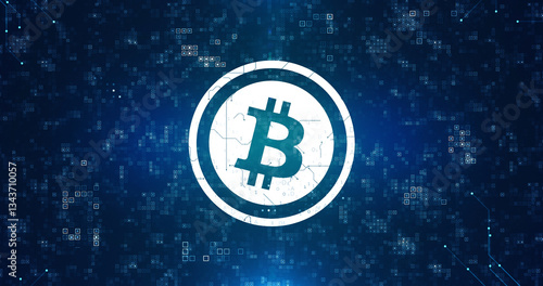 Bitcoin, BTC, blockchain, cryptocurrency, digital encryption, digital money, exchange, background, technology, global network, connections, stock exchange