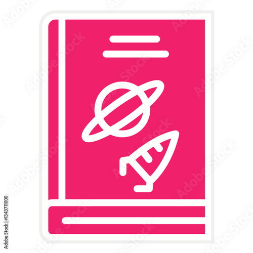 Vector Design Literary Style Icon Style