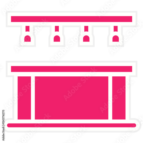 Vector Design Bar Counter Icon Style