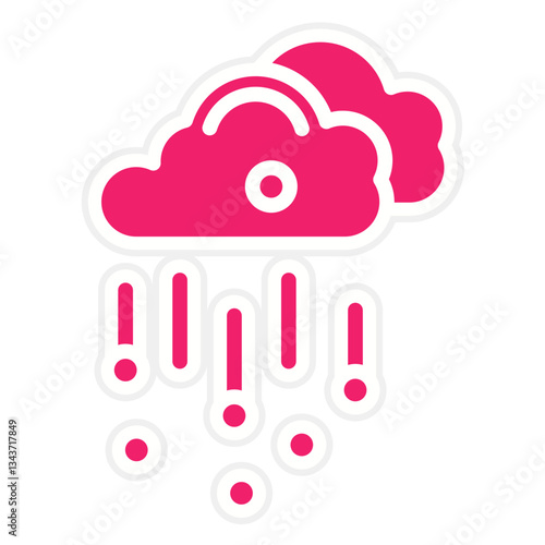 Vector Design Hail Icon Style