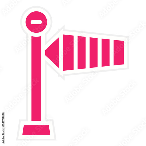 Vector Design Windsock Icon Style