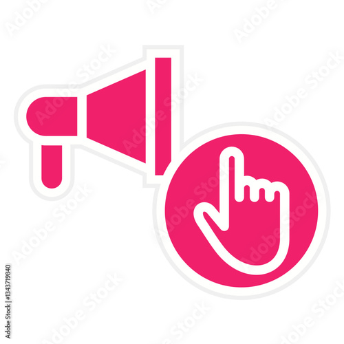 Vector Design Ad Blocker Icon Style