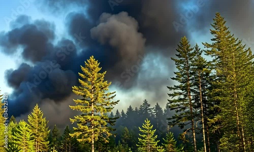 Rising Smoke in the Forest – A Warning Sign of Disaster

