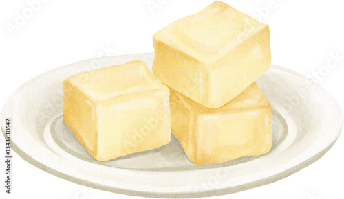 watercolor butter