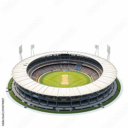 Melbourne Cricket Ground Aerial View