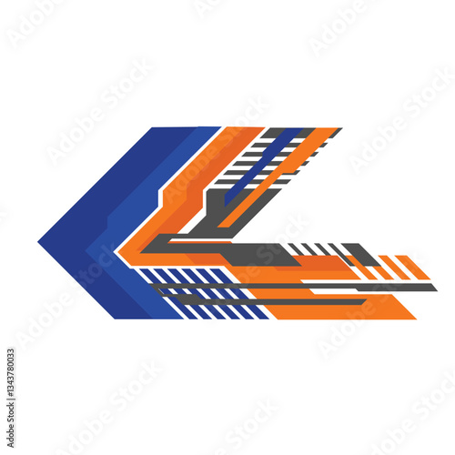 car body wrap livery decal design vector
