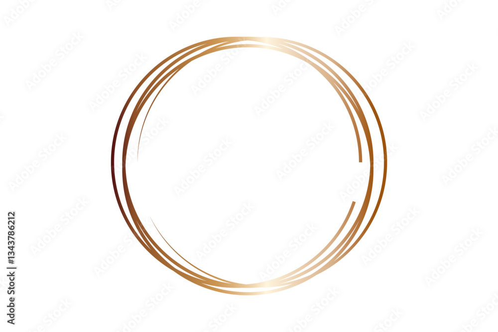 Hand drawn circle line. Hand drawn circle line.