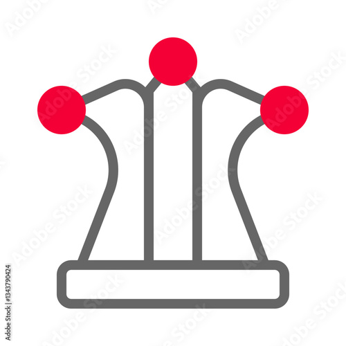 Minimalist Jester Hat Graphic for Creative Designs