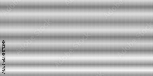 Vector ribbed glass texture background. White and grey ribbed glass. Reeded glass background semitransparent overlay. Soft grey frosted acrylic reeded wavy surface. Fluted door window close-up.