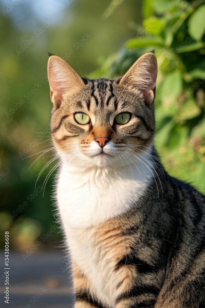 there is a cat sitting on the ground looking at the camera there is a cat sitting on the ground looking at the camera
