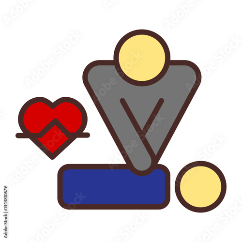 Cpr Vector Icon Design