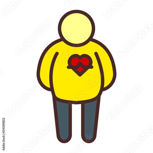 Obesity Vector Icon Design