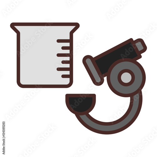 Microscope Experiments Icon Design