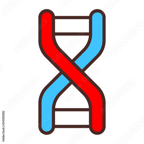 Deoxyribonucleic Aid Icon Design