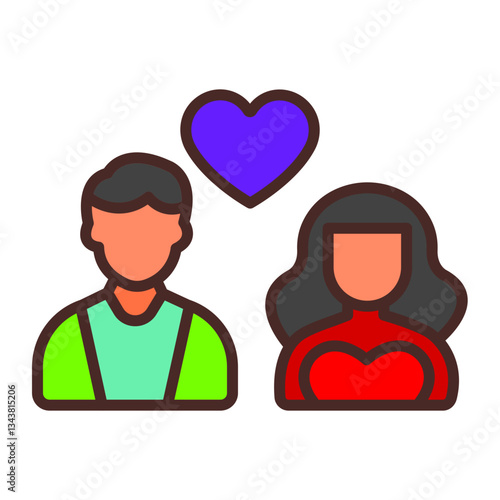 Couple Icon Design