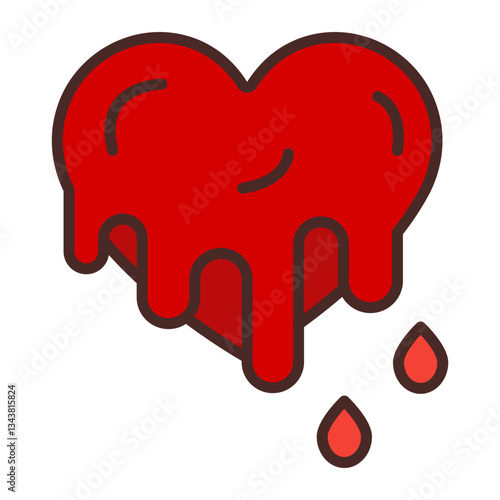 Bleeding Icon Design