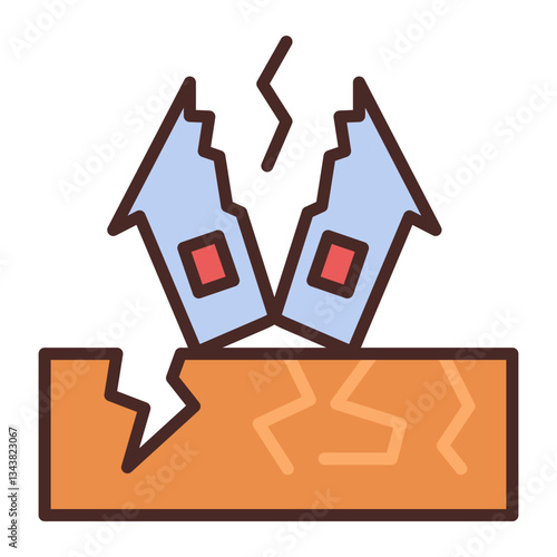 Earthquake Icon Design