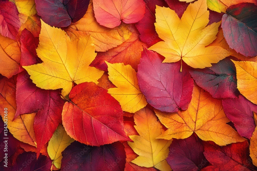 Autumn Leaves Background Colorful Foliage Dried Leaves Fall Season Maple Leaves Vibrant Colors Nature Texture Top View Overhead Composition Autumn Leaves Background Colorful Foliage Dried Leaves Fall Season Maple Leaves Vibrant Colors Nature Texture Top View Overhead Composition