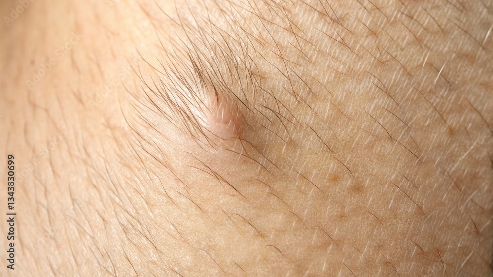 Fototapeta premium Close-up Architectural Photography of Isolated Stretch Marks on Armpit Skin