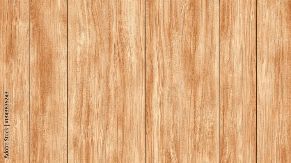 Naklejka premium Light brown wood texture. Looks like plywood or similar material. It's a repeating pattern, suitable for backgrounds. 