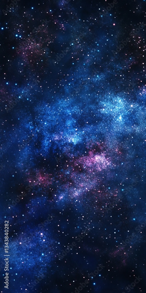 Naklejka premium Vibrant celestial hues create a cosmic spectacle.