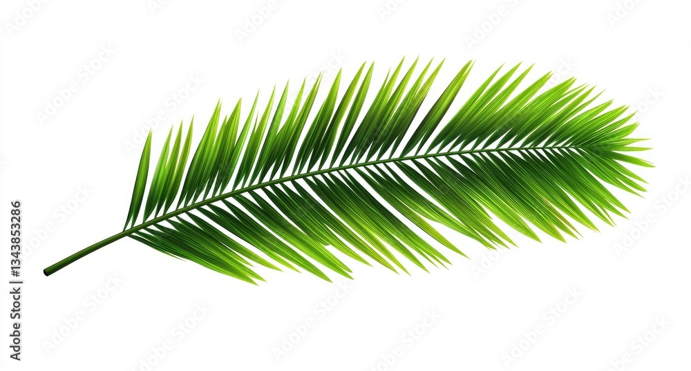 Fototapeta premium Vibrant tropical palm leaf